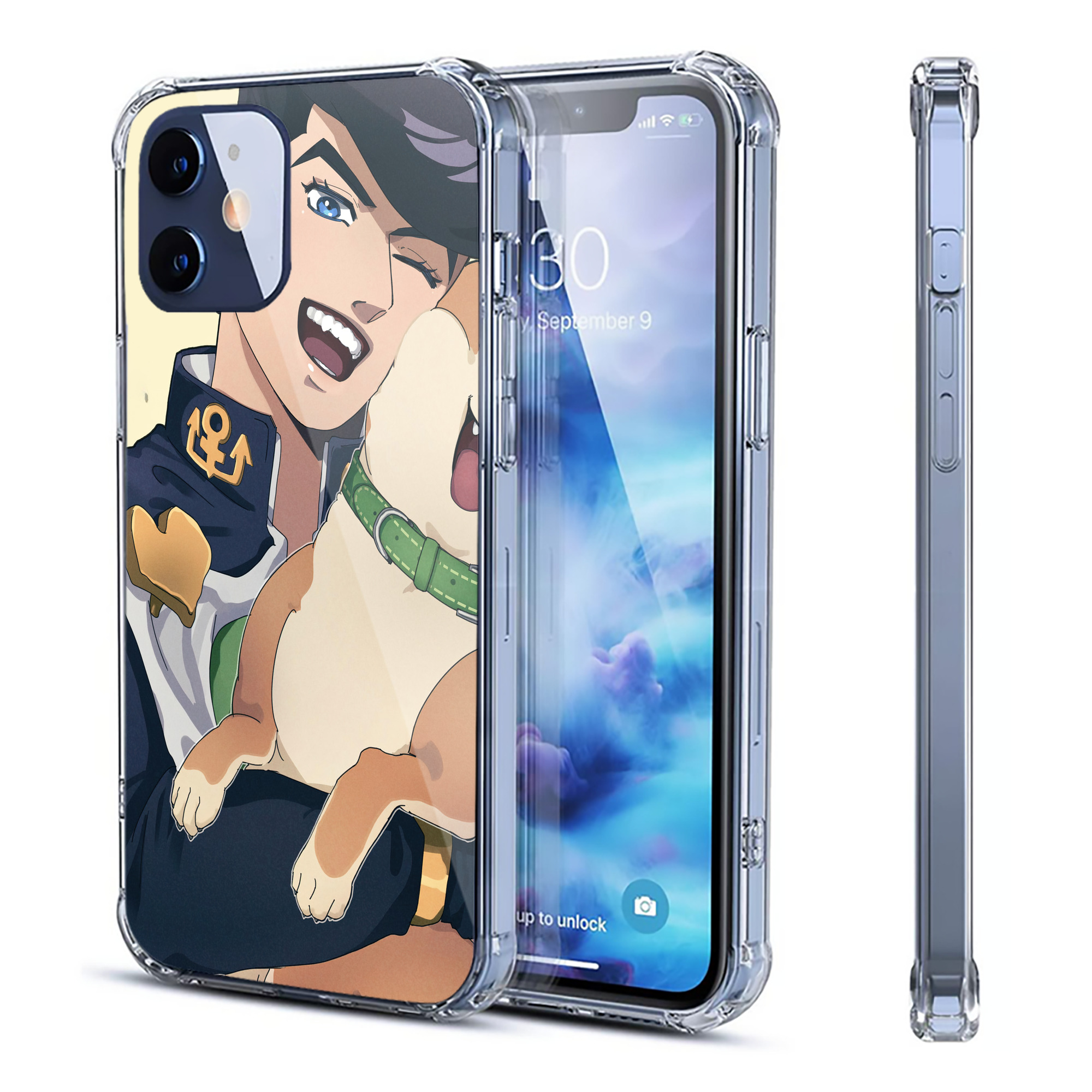 （画像用） ジョジョの奇妙な冒険 JoJo's Bizarre Adventure 【iPhone 12シリーズ対応】透明スマホケース（クリアソフトケース）